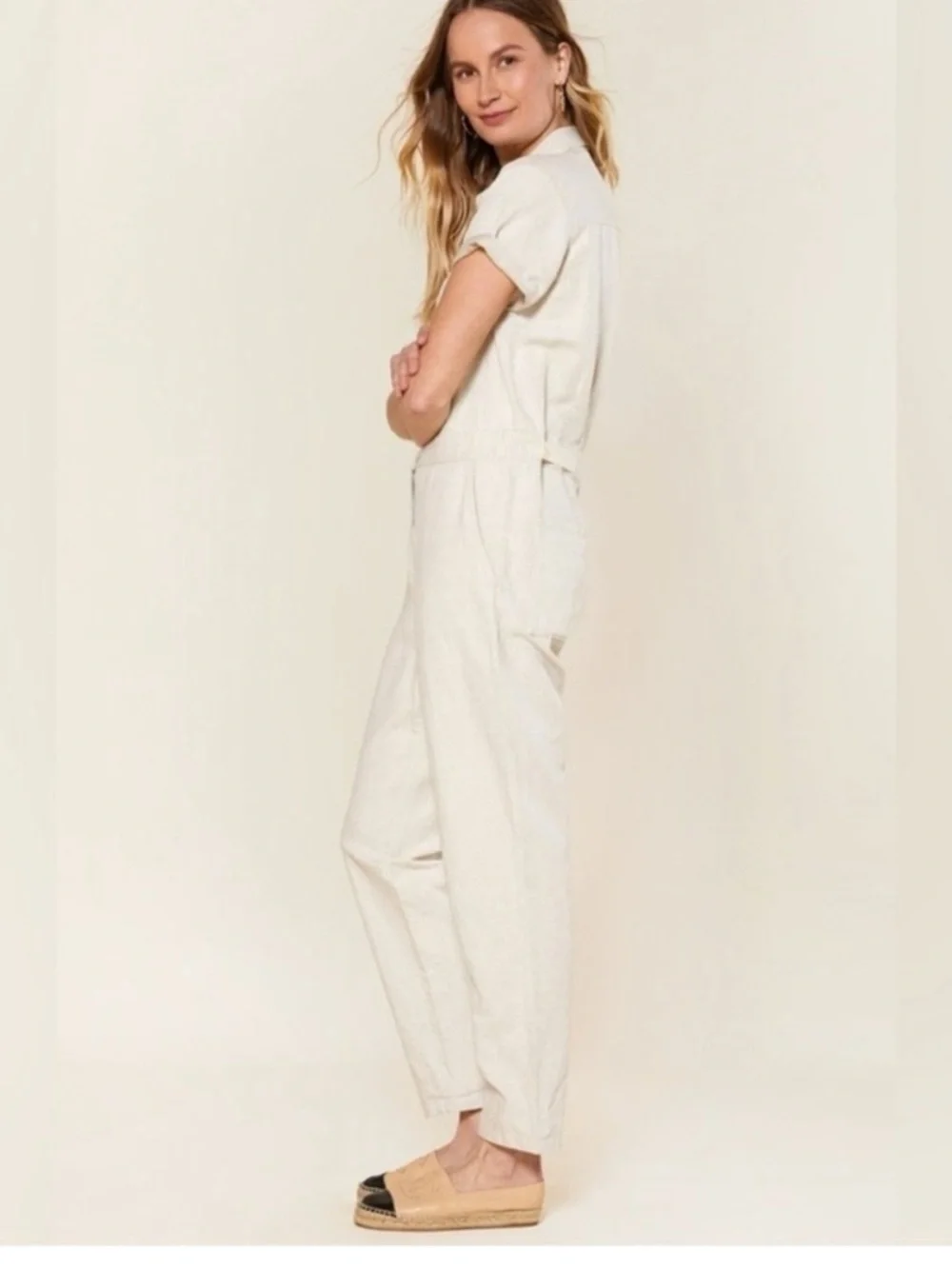 OUTERKNOWN S.E.A Jumpsuit Utility Coveralls Jumpsuit in Natural Size XSmall